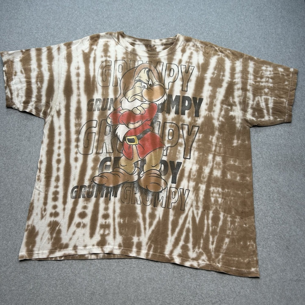 Disney Snow White & The‎ Seven Dwarfs Resting Grumpy Size XL T Shirt